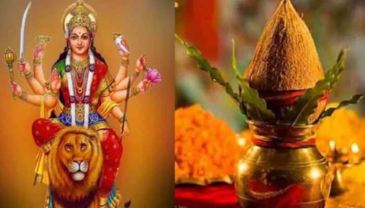 Navratri 2022: How to do Kalash Sthapna at home to please Durga Maa |  Culture News | Zee News