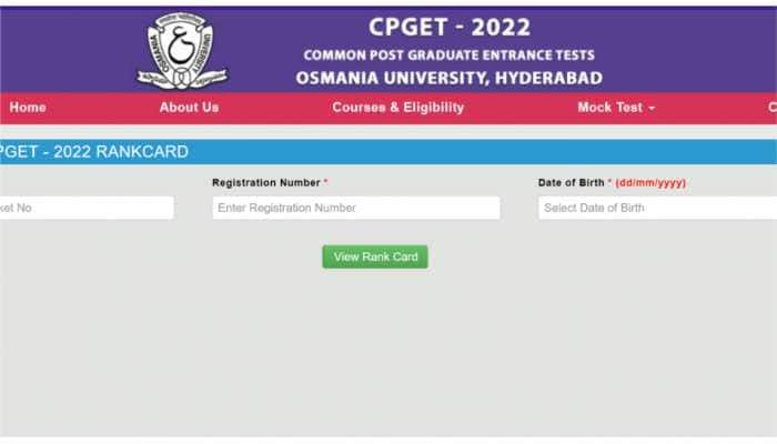 TS CPGET Result 2022 DECLARED at cpget.tsche.ac.in, manabadi.co.in- Direct link to check scorecard here