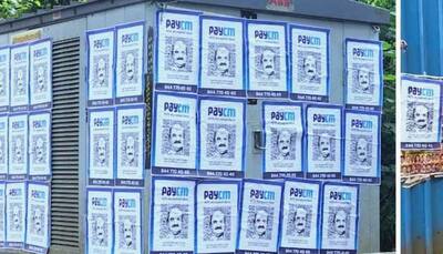 'PayCM Karo': Congress TARGETS BJP govt in Karnataka with posters of CM Basavaraj Bommai 