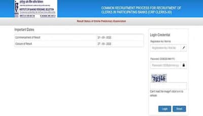 IBPS Prelims Clerk Result 2022 DECLARED at ibps.in- Direct link to check scorecard here