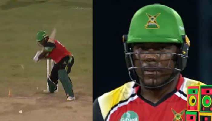 Going, going, gone! West Indies&#039; Odean Smith smashes 5 sixes in a single over in CPL