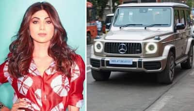 Bollywood actor Shilpa Shetty spotted in Rose Gold Mercedes-AMG G63 worth over Rs 2.28 crore