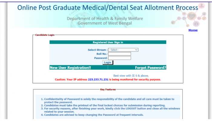 NEET PG Counseling 2022: West Bengal quota registration begins at wbmcc.nic.in- Check schedule here