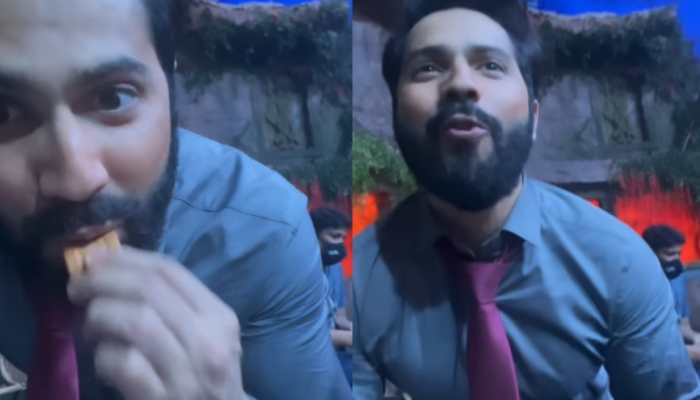 Varun Dhawan shares adorable video from the sets of 'Bhediya'- WATCH