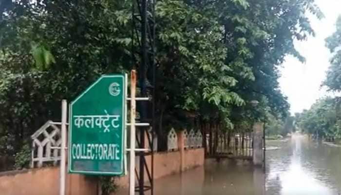 Noida District Magistrate&#039;s office waterlogged! Imagine situation elsewhere...