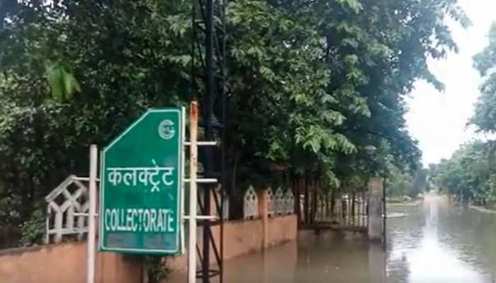 Noida District Magistrate's office waterlogged! Imagine situation elsewhere...