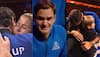 Roger Federer crying