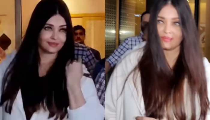 Aishwarya Rai Bachchan is pregnant again? Actress&#039; latest airport look sparks rumours- WATCH