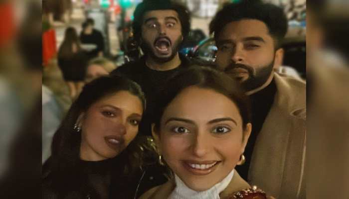 Arjun-Bhumi, Rakul-Jacky party together in Scotland: PICS