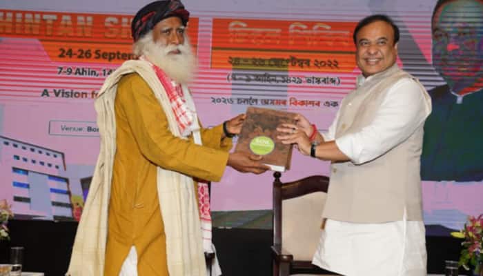 Himanta Biswa, Sadhguru exchange MoUs as Assam becomes 10th state to join 'Save Soil Movement'