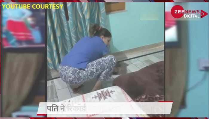 Sapna Choudhary Videoxxx - Sapna Chaudhary was mopping, husband made such a video | Zee News