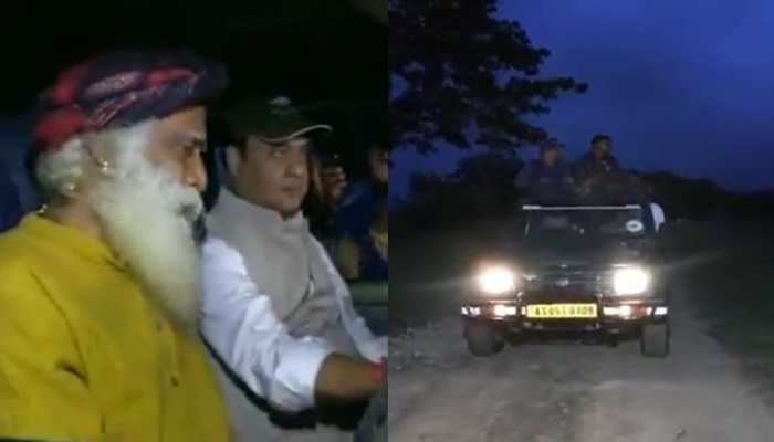 Sadhguru, Assam CM face FIR over jeep safari after dusk at national park