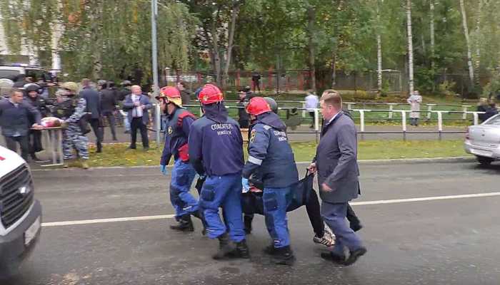 Russia shooting: 13 KILLED, 21 wounded in deadly school shooting in central Russia, gunman kills self