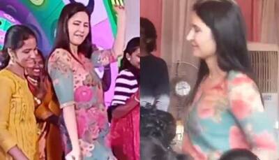 Katrina Kaif’s cute dance with school kids on ‘Arabic Kuthu’ goes VIRAL- Watch 