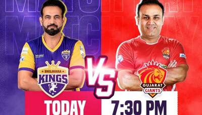 Gujarat Giants vs Bhilwara Kings Live Streaming: When and where to watch GUJG vs BK Legends League Cricket 2022 in India on TV and Online?