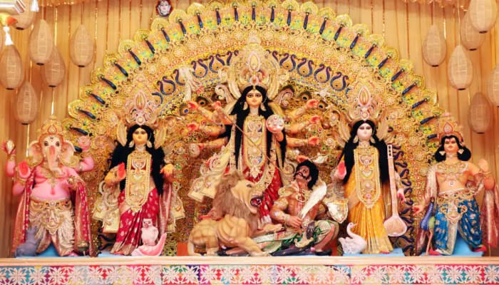 Durga Puja celebrations across various states of India 