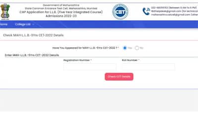MHT CET Counselling 2022: CAP Round 1 begins for 5 year integrated law course at cetcell.mahacet.org- Here’s how to register