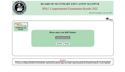 Manipur HSLC Compartment Result 2022: BOSEM Class 10th Compartment Results DECLARED at manresults.nic.in- Direct link here