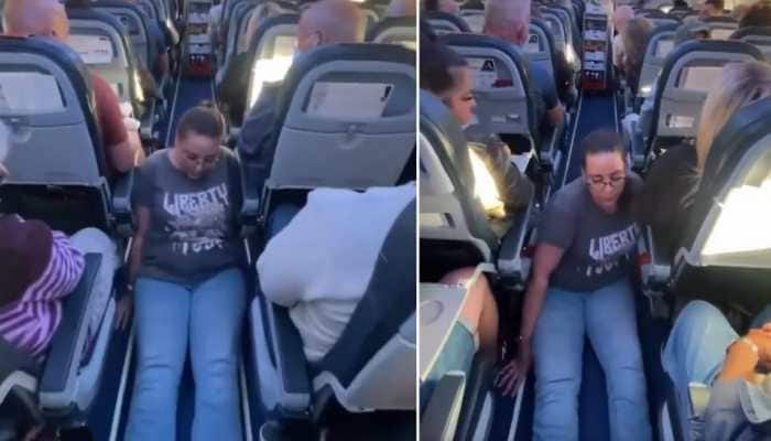 &#039;Humiliated...&#039; Specially-abled woman forced to crawl in plane to reach toilet, video goes VIRAL