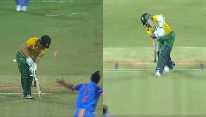 WATCH: Arshdeep Singh, Deepak Chahar DESTROY South Africa's top order in 1st T20I
