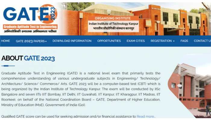 GATE 2023 Registration ends TOMORROW at gate.iitk.ac.in- Here’s how to apply 