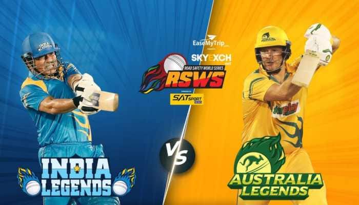 Road Safety World Series 2022 Semifinal Sachin Tendulkars India Legends vs Australia Legends to continue TODAY, check When and Where to watch Cricket News Zee News