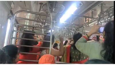 Navratri 2022: Women perform Garba dance inside Mumbai local train- Watch