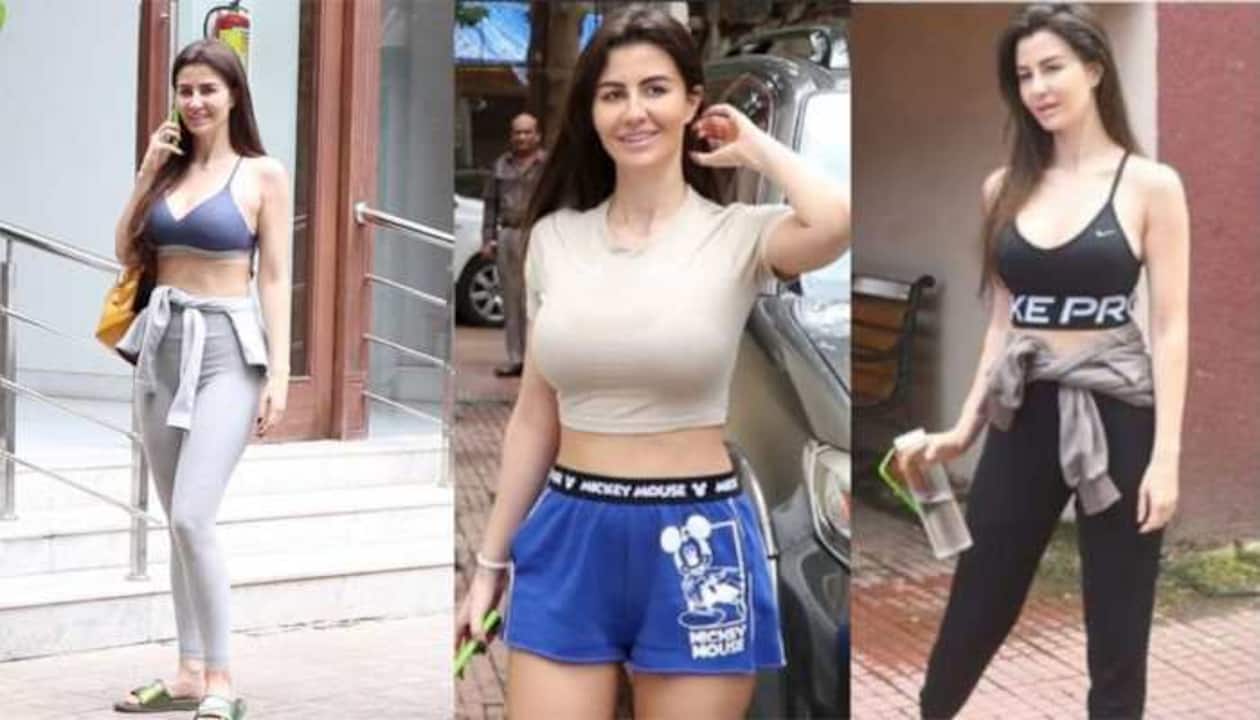 Arbaaz Khan's girlfriend Giorgia Andriani flaunts hard-toned body in a  black sports bra
