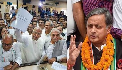 'He is BHISHMA PITAMAH of Congress, but I won't pull out': Shashi Tharoor on contest with Mallikarjun Kharge