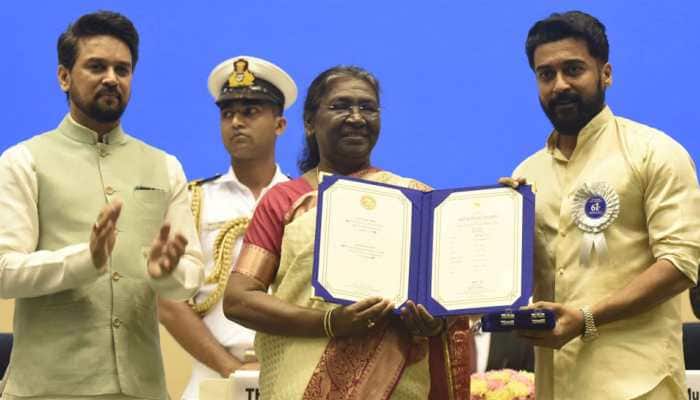 Suriya&#039;s Soorarai Pottru bags 5 major honours at 68th National Film Awards 2022! 