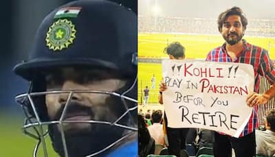 'Virat Kohli, please play in Pakistan before you retire': PAK fan's poster goes viral