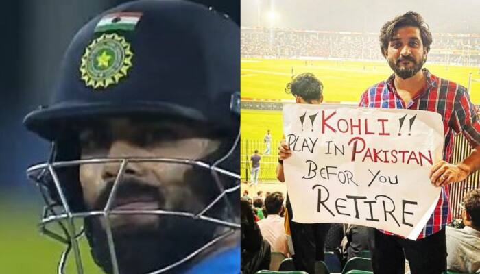 'Virat Kohli, please play in Pakistan before you retire': PAK fan's poster goes viral