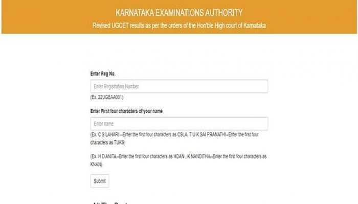 KCET Result 2022 revised rank list RELEASED at karresults.nic.in- Direct link to check list here