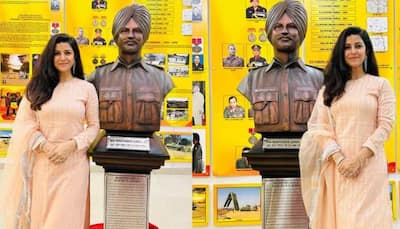 Nimrat Kaur attends inaugural ceremony of late father Major Bhupender Singh’s statue 