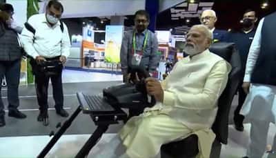 PM Narendra Modi drives car in Europe virtually from Delhi using 5G technology: WATCH Video