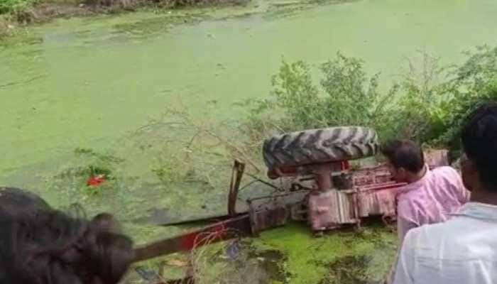 At least 22 killed as tractor carrying pilgrims falls into pond in Kanpur