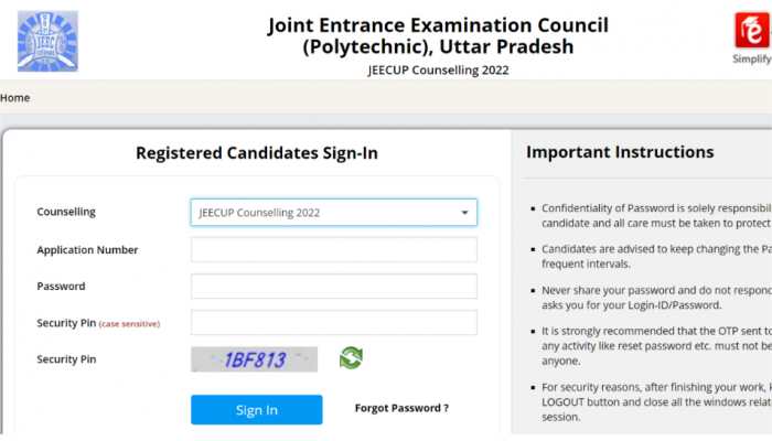 JEECUP Counselling 2022: Round 5 seat allotment result RELEASED at jeecup.admissions.nic.in- Direct link here