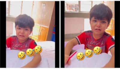 ‘Padhai Karte Karte Buddha Ho Jaunga’: Little boy's rant while studying goes VIRAL- Watch video