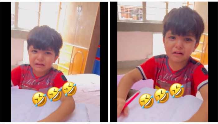 ‘Padhai Karte Karte Buddha Ho Jaunga’: Little boy's rant while studying goes VIRAL- Watch video