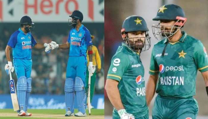 Rohit Sharma and KL Rahul beat Babar Azam-Mohammad Rizwan to set &#039;WORLD RECORD&#039; for...