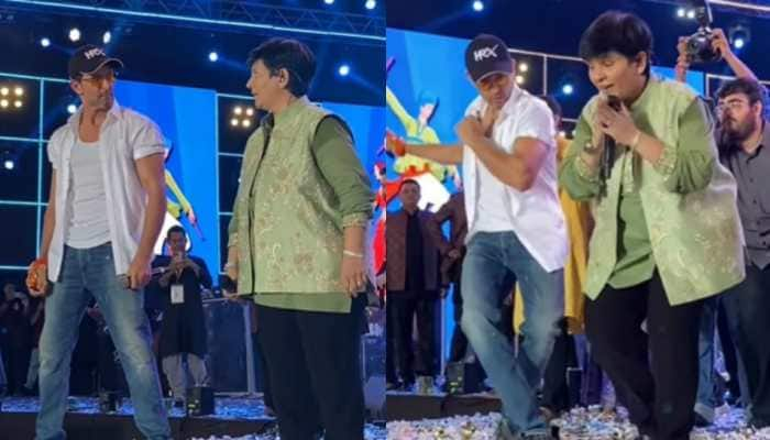 Hrithik Roshan performs Garba with Falguni Pathak, video goes viral- WATCH