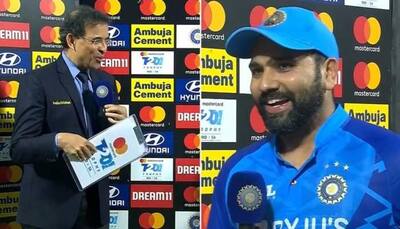 'Just thinking not to play him anymore,' Rohit Sharma's EPIC reply to Harsha Bhogle's query on Suryakumar Yadav