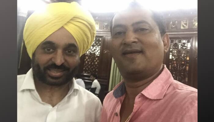 &#039;Anti-party activities&#039;: BJP suspends ex-spokesperson hours after he shares &#039;selfie&#039; with Bhagwant Mann