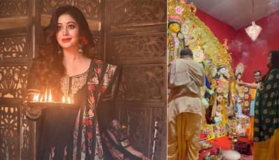 EXCLUSIVE on Durga Puja 2022: Bengali actress Ritabhari Chakraborty picks Masaba saree with gold jewellery as her festive look!