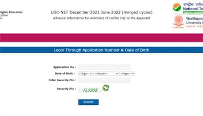 UGC NET 2022 Advance City Intimation Slip RELEASED for Oct 8 exam at ugcnet.nta.nic.in- Direct link here