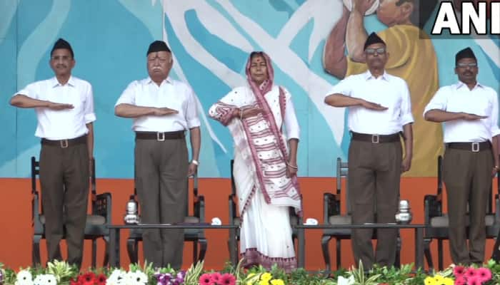 &#039;We need to treat women with equality&#039;: RSS chief Mohan Bhagwat at Vijayadashami celebrations in Nagpur