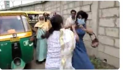 Viral Video: UP girls indulge in street fight for leaking NUDE photos- WATCH