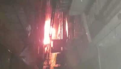 Massive fire breaks out at Gandhi Nagar cloth market in North Delhi, 30 fire tenders at the spot