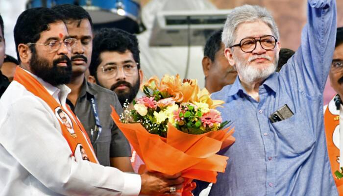 Uddhav Thackeray's brother shares stage with Eknath Shinde at Dussehra rally, asks workers not to abandon him