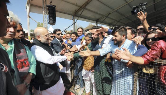 ‘J&amp;K turning into tourist hotspot from terrorist hotbed’: Amit Shah launches development projects worth Rs 2,000 Cr in Srinagar